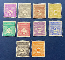 AFR 449 France Série Arc De Triomphe N° 620 à 629 Neuf* - Unused Stamps