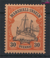 Marshall-Inseln (Dt. Kol.) 18 Mit Falz 1901 Schiff Kaiseryacht Hohenzollern (9714719 - Isole Marshall