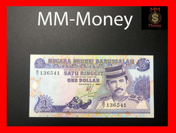 BRUNEI  1 Ringgit 1989  P. 13   UNC - Brunei