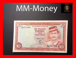 BRUNEI  10 Ringgit 1986  P. 8   VF - Brunei