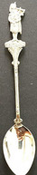 VINTAGE SCOTLAND SILVER EPNS SOUVENIR TEASPOON . - Cuillers