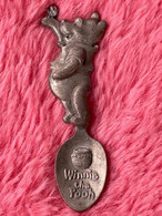 Vintage Winnie The Pooh Pewter Disney Souvenir Spoon - Lepels
