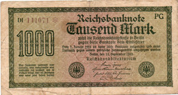 GERMANIA -1000 MARK 1922 -  Wor:P-76d.2b - Filigrana: Kreuzblüten - 1000 Mark