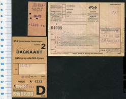 Nederlandse Spoorwegen : Kaarten 1969  + ,2 Scans For Condition. (Originalscan !! ) - Europa