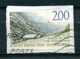 Andorre 1988 - YT 372 (o) Sur Fragment - Used Stamps