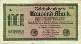 GERMANIA -1000 MARK 1922 - Wor:P-76h.2.3 - Vielecke - 1000 Mark