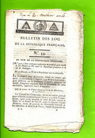 1796 LOI DE LA REPUBLIQUE FRANCAISE Symbole Maçonnique SIGNE MERLIN IMPRIMERIE De LA REPUBLIQUE à PARIS - Wetten & Decreten