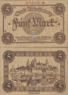 Aschaffenburg Notgeld City Aschaffenburg Used (III) 1918 5 Mark - 5 Mark