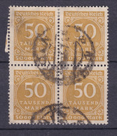 Deutsches Reich - Michel Nr. 275 A Viererblock - BPP Geprüft - Gestempelt - Non Classificati