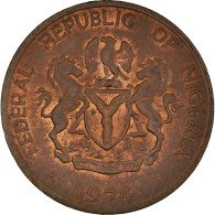 Monnaie, Nigéria, Kobo, 1974 - Nigeria