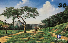 Phone Card Manufactured By Telebras In 2000 - Series Rio Antigo By Camões - Painting Rua Barata Ribeiro In 1892 By Paint - Pintura