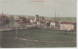 CPA St-Jean-Soleymieux (belle Vue Générale) - Carte Colorisée - Saint Jean Soleymieux