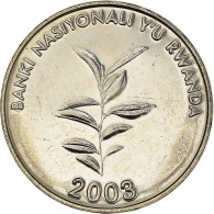 Monnaie, Rwanda, 20 Francs, 2003, SPL+, Nickel Plaqué Acier, KM:25 - Rwanda