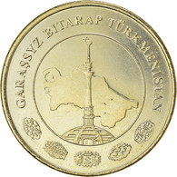 Monnaie, Turkmanistan, 50 Tenge, 2009, SPL+, Laiton, KM:100 - Turkmenistan