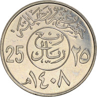 Monnaie, Arabie Saoudite, UNITED KINGDOMS, Fahad Bin Abd Al-Aziz, 25 Halala, 1/4 - Saoedi-Arabië