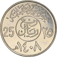 Monnaie, Arabie Saoudite, UNITED KINGDOMS, Fahad Bin Abd Al-Aziz, 25 Halala, 1/4 - Saudi-Arabien