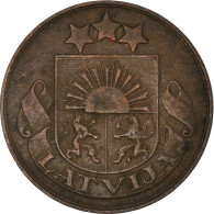 Monnaie, Lettonie, 2 Santimi, 1932, TTB, Bronze, KM:2 - Letland