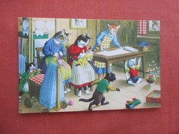 Dressed Cats  Doing Home Work  > Ref 5208 - Cats