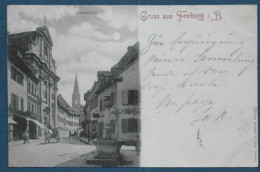 Gruss Aus  FREIBURG - Universität   1898 - Freiburg I. Br.