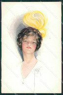 Barber Glamour Fashion Lady Art Deco Postcard Cartolina KS4072 - Unclassified