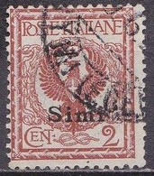 DODECANESE  1912 Black Overprint  SIMI On Italian Stamp Vl. 1 - Dodekanisos