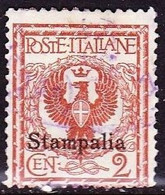 DODECANESE 1912 Black Overprint STAMPALIA 2 Ct. Brown Vl. 1 - Dodécanèse