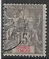 GRANDE COMORE N°15 - Oblitérés