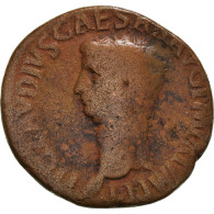 Monnaie, Claude, As, 50-54, Rome, TB, Bronze, RIC:113 - La Dinastia Giulio-Claudia Dinastia (-27 / 69)