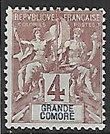 GRANDE COMORE N°3 N* - Unused Stamps