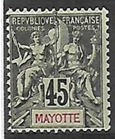 MAYOTTE N°19 N* - Unused Stamps