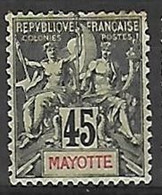 MAYOTTE N°19 N* - Unused Stamps