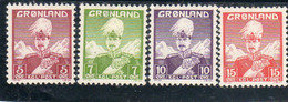 Groenland :année 1838-46 .Lot De 4 Valeurs N°* , N°3*,N°4,N°5* - Neufs