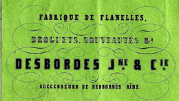 1853  LETTRE DE VOITURE ROULAGE TRANSPORT A LA GARDE DE DIEU DESBORDES Jne T Cie LIMOGES Hte Vienne  V. DESCRIPT.+ SCANS - 1800 – 1899