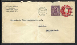 ETATS-UNIS  1929:  LSC Pour La Suisse - 1921-40