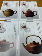 China Stamp M. Cards Teapot For Drink Tea - Lettres & Documents