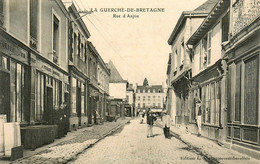 La Guerche De Bretagne * Rue D'anjou * Commerce Magasin FERRIER ROUAULT * éditeur L. Noel Receveur Buraliste - La Guerche-de-Bretagne