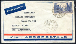 Z3053 FRANCIA FRANCE 1933 Aerogramma Affrancato Con 10 F. (Port De La Rochelle) Da Parigi Per L'Argentina, Ottime Condiz - Covers & Documents