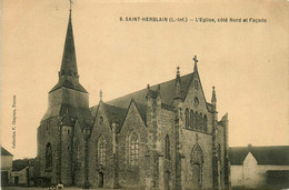 St Herblain * La Place De L'église , Côté Nord Et Façade - Saint Herblain