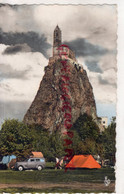 43- LE PUY EN VELAY - LE ROCHER D' AIGUILHE AVEC CHAPELLE SAINT MICHEL ET LE CAMPING-1960 - Le Puy En Velay