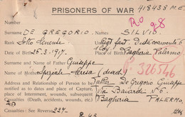Cartolina - Prigionieri Di Guerra - Prisoners Of War - 30/5 POW CAMP - Gefängnis & Insassen