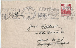 LETTRE 1936 AVEC OBLITERATION MECANIQUE DE NÜRNBERG - Briefe U. Dokumente