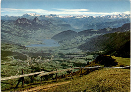 Blick Von Rigi-Kulm Auf Goldau, Lauerzersee, Mythen, Glärnisch ... (106) * 19. 9. 1975 - Lauerz