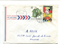 CONGO Makgua 1979 - Affranchissement Sur Lettre Par Avion - Other & Unclassified