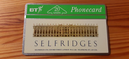 Phonecard United Kingdom, BT - Selfridges, London 149H 36.500 Ex - BT Publicitaire Uitgaven