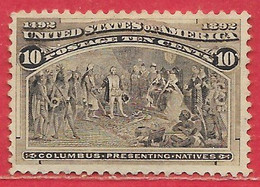 Etats-Unis D'Amérique N°88 10c Brun-gris 1893 (*) - Ongebruikt