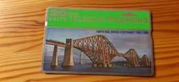 Phonecard United Kingdom, BT - Forth Rail Bridge 021K 56.400 Ex - BT Advertising Issues