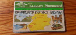 Phonecard United Kingdom, BT - Severnside District 123G 10.100 Ex - Train, Railway - BT Emissioni Pubblicitarie
