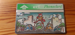 Phonecard United Kingdom, BT - Felix The Fox 306F 30.000 Ex - BT Advertising Issues