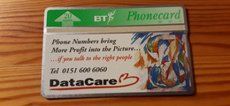 Phonecard United Kingdom, BT - Data Care 420L 2.000 Ex - BT Werbezwecke