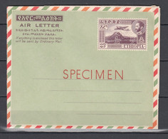 Ethiopia 1959,AEROGRAMME, AEROGRAM, AIR LETTER,ovpt SPECIMEN,Unused/mint(C656) - Ethiopie